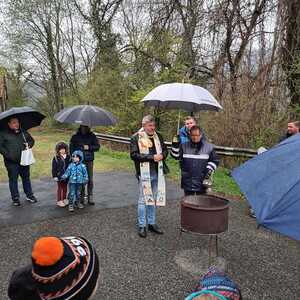 Weihfeuertragen in unserer Pfarre